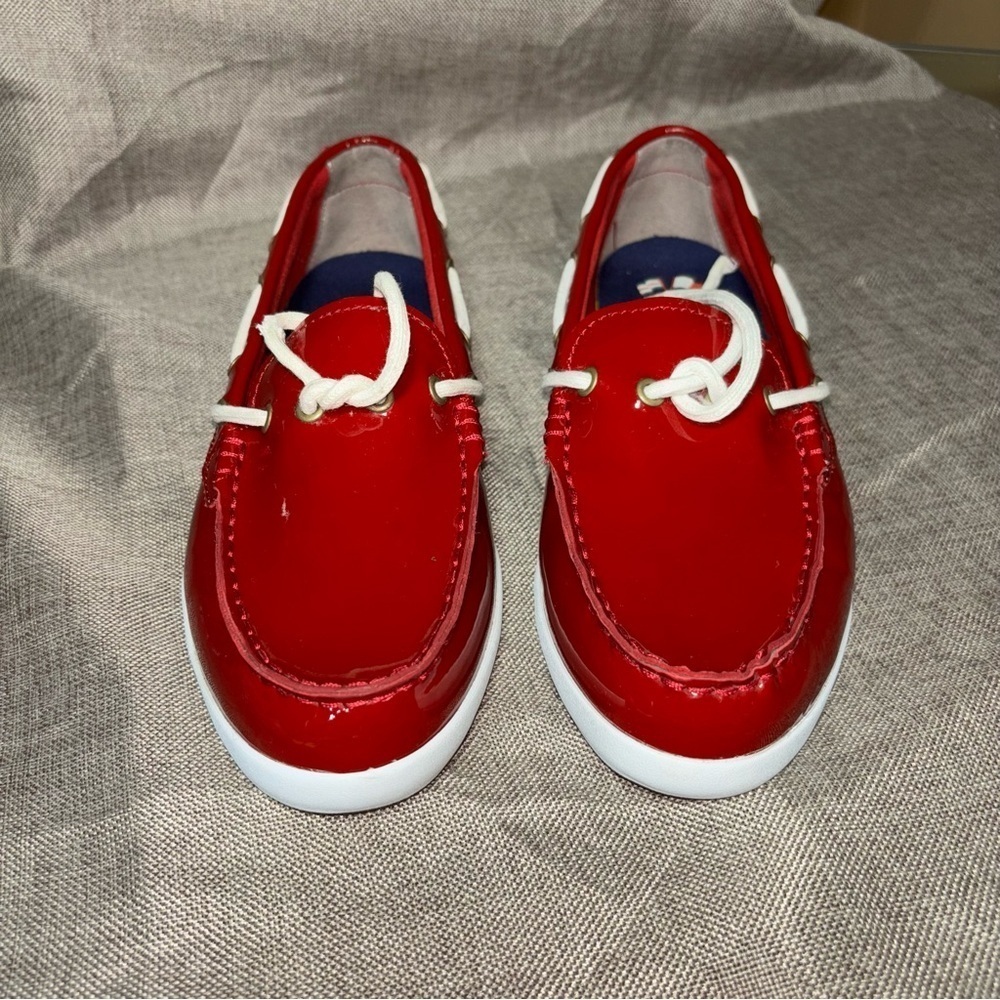 Cole Haan Red Women’s Nantucket Camp Moccasin Size 9 - Picture 9 of 9